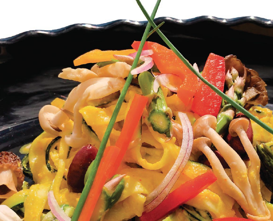 Saffron Fettuccine